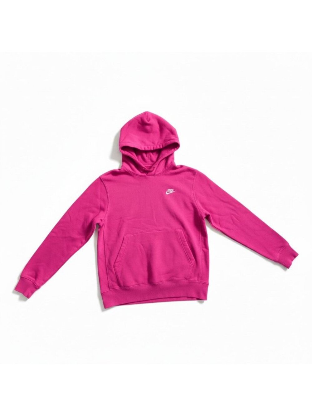 Nike Pink Pullover Hoodie Sweatshirt With Front Pocket Mens Size Small